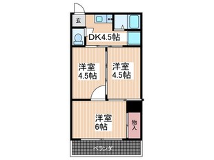 寿栄ビル6の物件間取画像